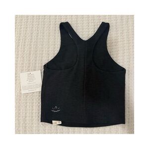 Beyond Yoga Black/Grey Racerback Tank Top